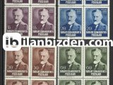 1952 DAMGASIZ  ABDÜLHAK HAMİT TARHAN DÖRTLÜ BLOK SERİ