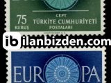 1960 DAMGASIZ AVRUPA CEPT SERİSİ