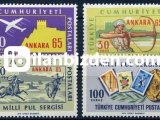 1965 DAMGASIZ ANKARA 65 1.MİLLİ PUL SERGİSİ SERİSİ