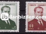 1968 DAMGASIZ SÜREKLİ ATATÜRK PULLARI SERİSİ