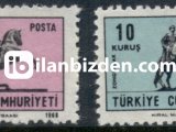 1968 DAMGASIZ  TEBRİK PULLARI SERİSİ