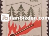 1980 DAMGASIZ ORMAN KONULU SÜREKLİ PUL SERİSİ