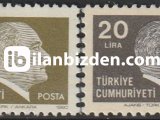 1980 DAMGASIZ SÜREKLİ ATATÜRK PULLARI (50K+20 L) SERİSİ
