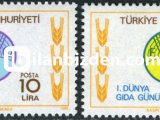 1981 DAMGASIZ 1. DÜNYA GIDA GÜNÜ SERİSİ