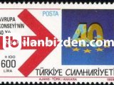 1989 DAMGASIZ AVRUPA KONSEYİ'NİN 40. YILI SERİSİ