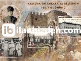 2019 DAMGASIZ ATATÜRK'UN ANKARA'YA GELİŞİNİN 100.YILIDÖRT DEĞERLİ  BLOK