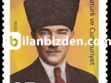 2023 DAMGASIZ ATATÜRK VE CUMHURİYET-1 KONULU RESMİ PUL SERİSİ