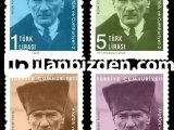 2023 DAMGASIZ ATATÜRK VE CUMHURİYET-2 KONULU RESMİ PULLAR SERİSİ
