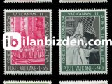 VATİCAN 1966 DAMGASIZ KİLİSE KONSİLİ SERİSİ