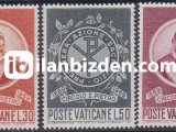 VATİCAN 1969 DAMGASIZ SCT. PETER ÇEMBERİNİN 100.YILI SERİSİ