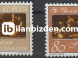 LİECHTENSTEİN 1985 DAMGASIZ AVRUPA CEPT SERİSİ