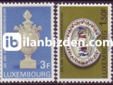 LÜKSEMBURG 1967 DAMGASIZ LÜKSEMBURG FAYANS ENDÜSTRİSİNİN 200. YILI SERİSİ