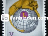 LÜKSEMBURG 1967 DAMGASIZ ULUSLARARASI LİONS KULÜBÜ'NÜN 50.YILI SERİSİ