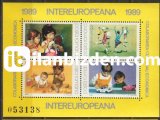 ROMANYA 1989 DAMGASIZ İNTERAVRUPA-ÇOCUK OYUNLARI BLOKU I