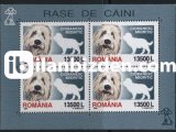 ROMANYA 2001 DAMGASIZ KÖPEKLER  BLOKU IV