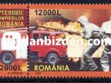 ROMANYA 2004 DAMGASIZ İTFAİYECİLER GÜNÜ SERİSİ