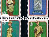 BOPHUTHATSWANA 1982 DAMGASIZ ERKEK İZCİLİĞİNİN 75.YILI VE ROBERT BADEN POWEL'İN DOĞUMUNUN 125. YILI SERİSİ