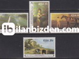 GÜNEY AFRİKA CUMHURİYETİ 1980 DAMGASIZ CAPE TOWN GÜNEY AFRİKA ULUSAL SANAT GALERİSİNDEN TABLOLAR  SERİSİ