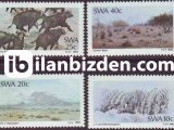 GÜNEY BATI AFRİKA 1983 DAMGASIZ HAYVAN TABLOLARI SERİSİ