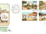 GÜNEY BATI AFRİKA 1987 DAMGASIZ TURİST KAMPLARI FDC