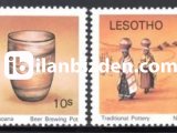LESOTHO 1980 DAMGASIZ ÇÖMLEKÇİLİK SERİSİ