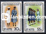 ST .KİTTS 1981 DAMGASIZ KIZ İZCİ HAREKETİNİN 50.YILI SERİSİ