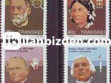 TRANSKEİ 1983 DAMGASIZ ÜNLÜ TIP ADAMLARI SERİSİ